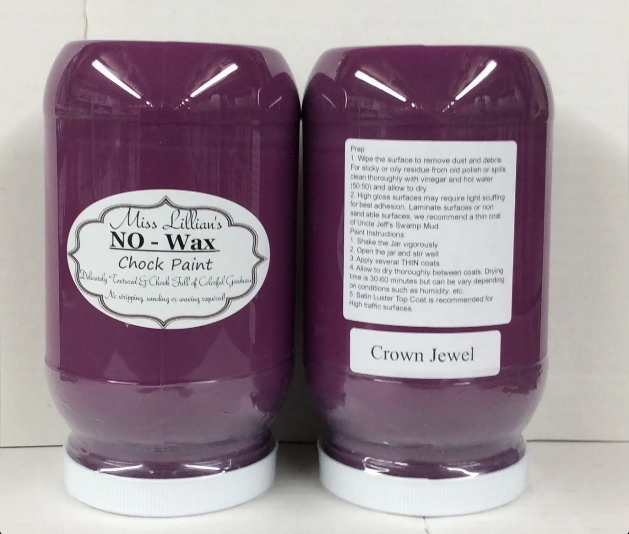 Crown Jewel- Regal Deep Purple Chalk Style Paint | Miss Lillian’s NO WAX Chock Paint Passionate Purples Collection