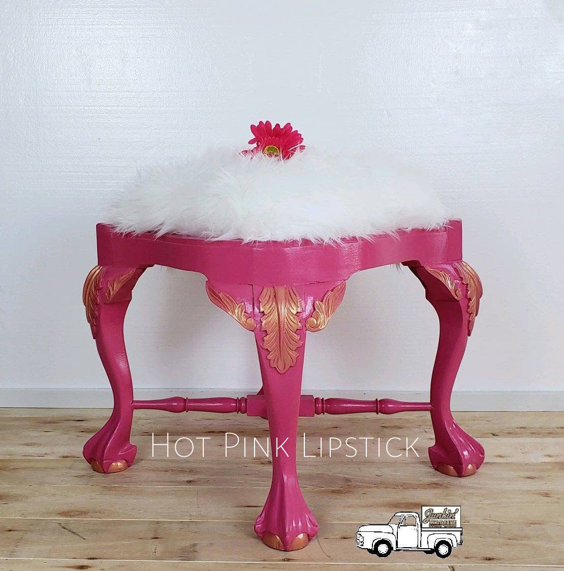 Hot Pink Lipstick Miss Lillian's NO WAX Chock Paint -