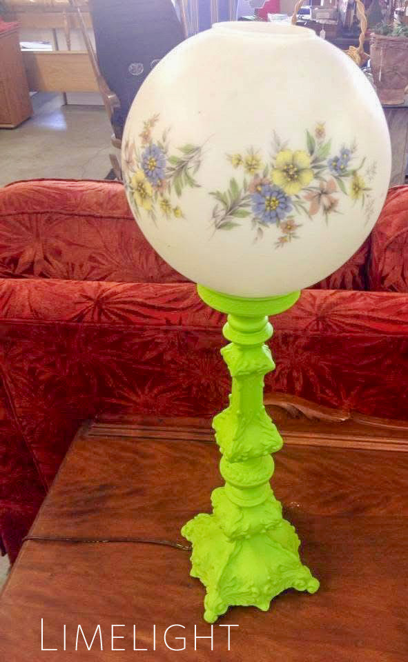 Limelight – vibrant citrus lime green chalk style paint | Miss Lillian’s NO WAX Chock Paint Glowing Greens Collection