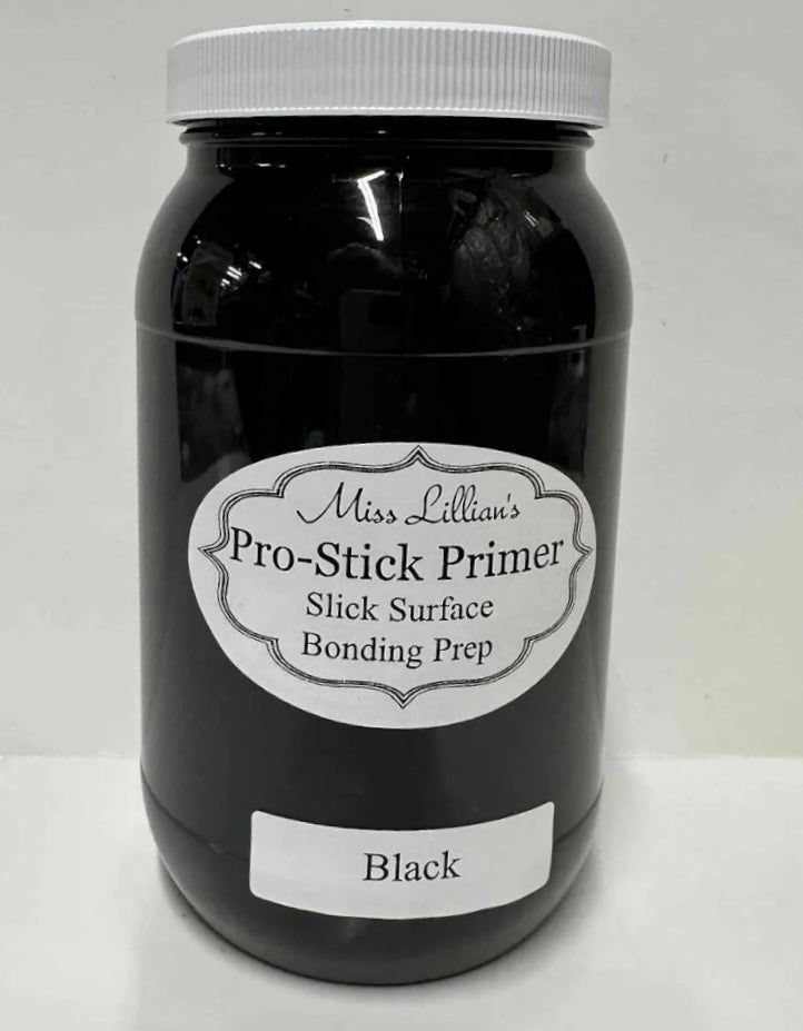Black Pro-Stick Primer – Slick Surface Bonding Prep | Interior & Exterior Adhesion for Glass, Tile, Metal, Laminate, PVC & More