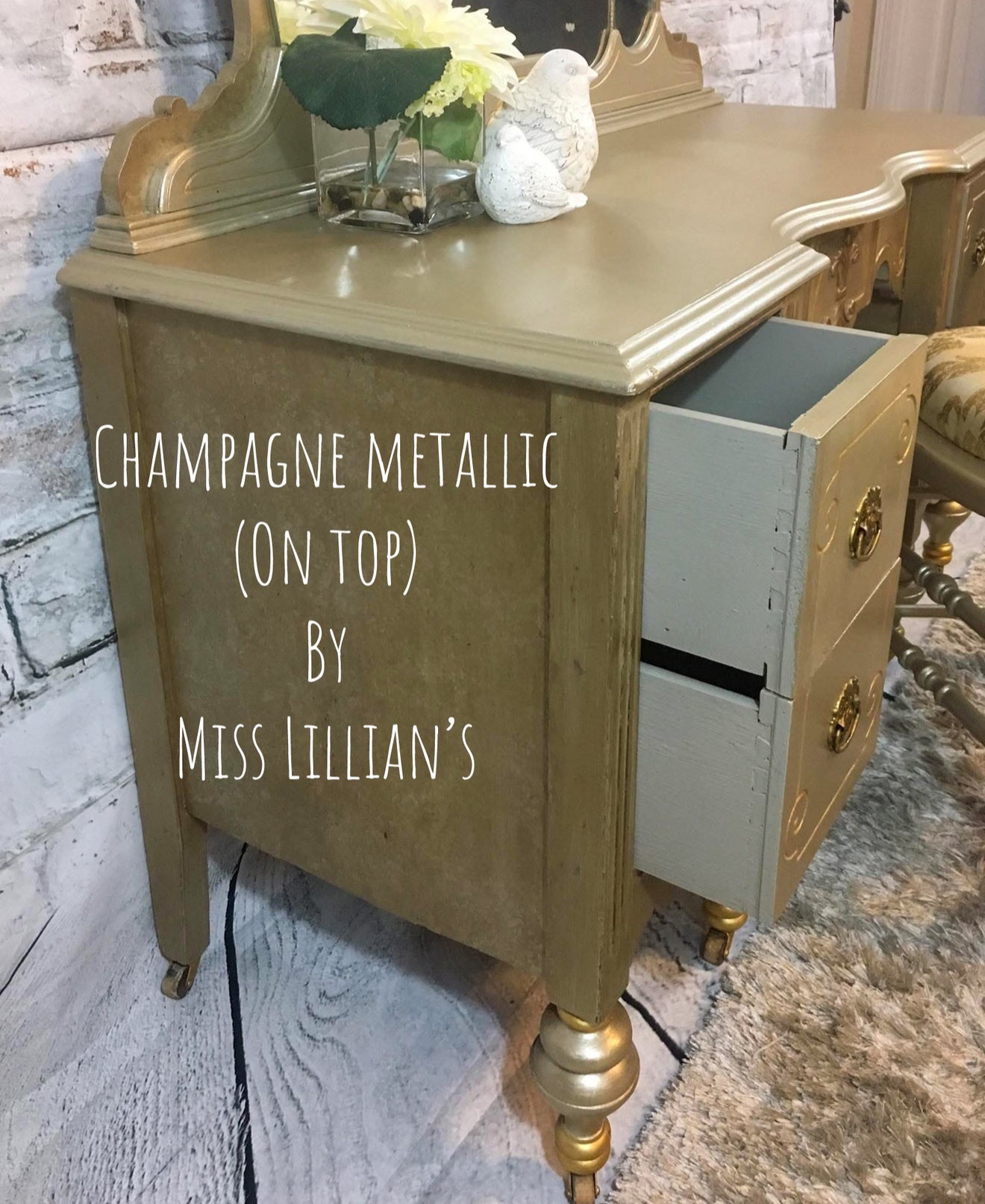 Champagne – Soft Golden-Neutral Metallic | Magical Metallic Collection by Miss Lillian’s