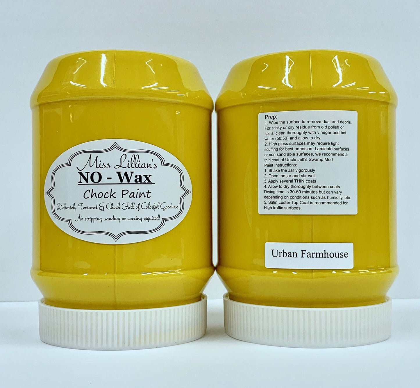 Urban Farmhouse – Deep Golden Yellow chalk style paint | Miss Lillian’s NO WAX Chock Paint Yummy Yellows Collection