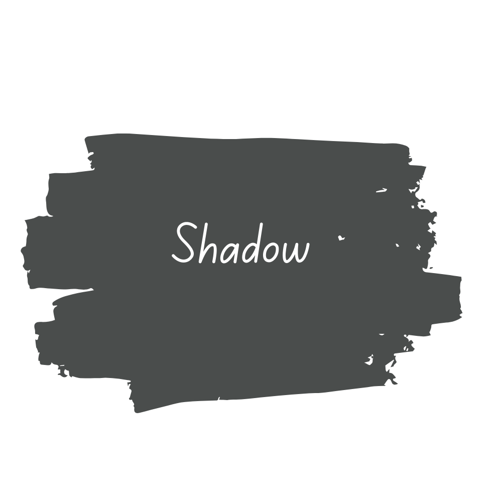 Shadow – deep charcoal gray chalk style paint | Miss Lillian’s NO WAX Chock Paint Gorgeous Grays Collection