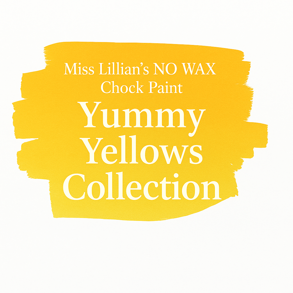 Yummy Yellows Collection | Miss Lillian’s NO WAX Chock Paint