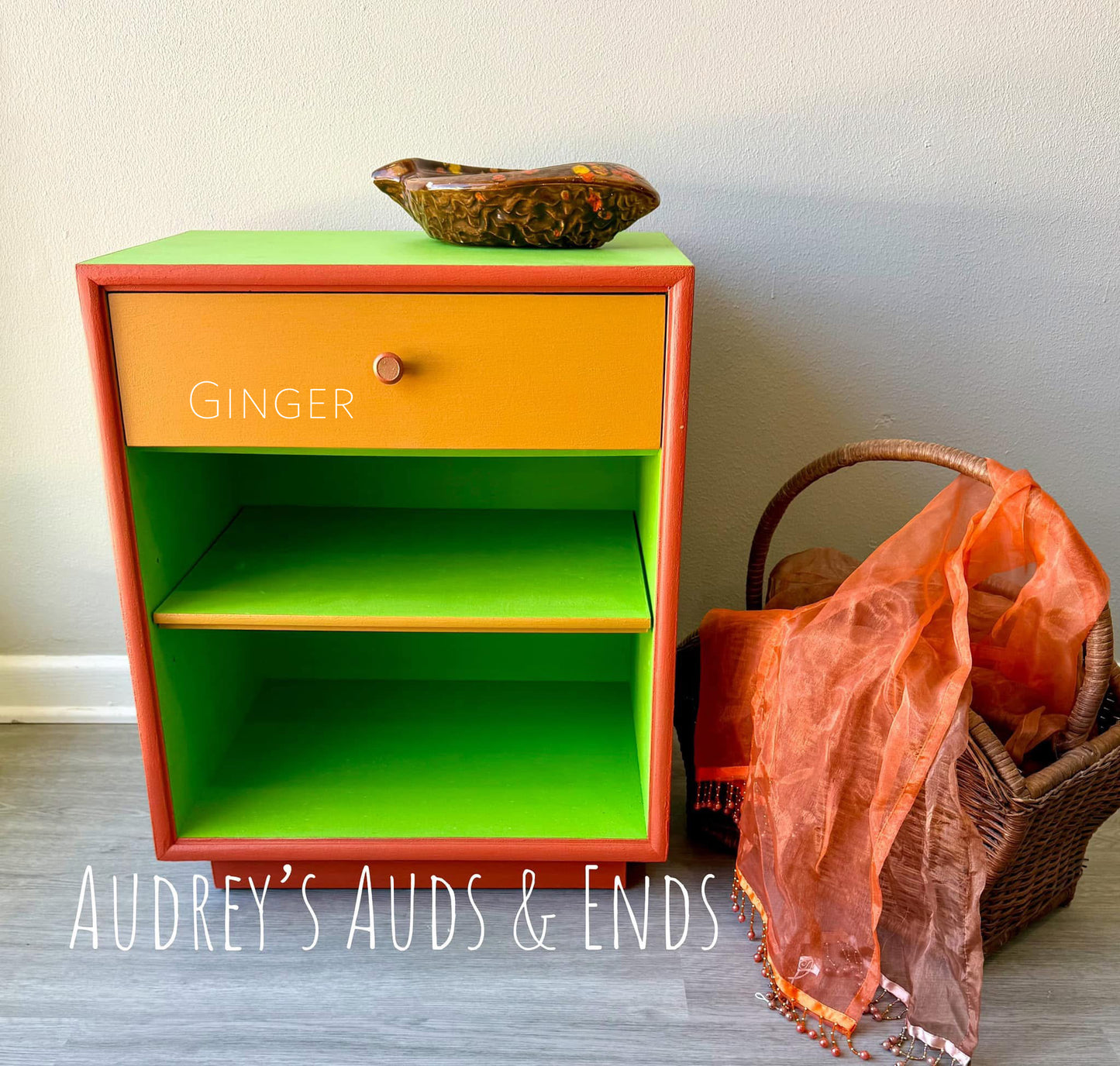 Ginger Chalk Style Paint | Miss Lillian’s NO WAX Chock Paint Cheerful Corals & Opulent Oranges Collection