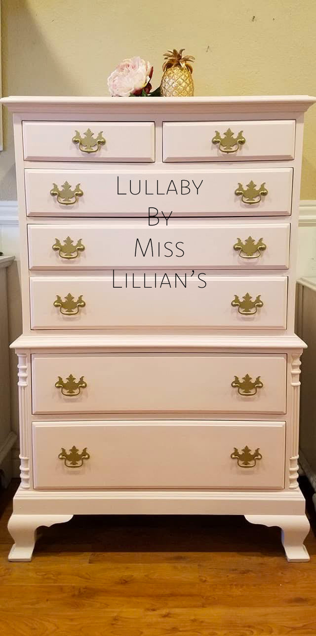 Lullaby – Soft Blush Pink Chalk Style Paint | Miss Lillian’s NO WAX Chock Paint Perfect Pinks & Rich Reds Collection