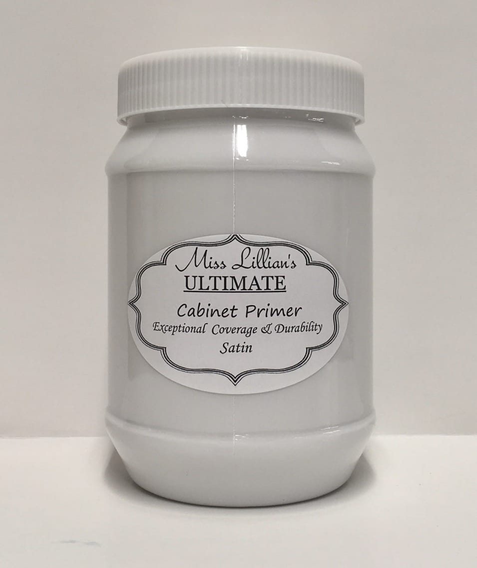 ULTIMATE Cabinet Primer – Miss Lillian’s Stain Blocking Gray Interior/Exterior Primer for Cabinets & Furniture