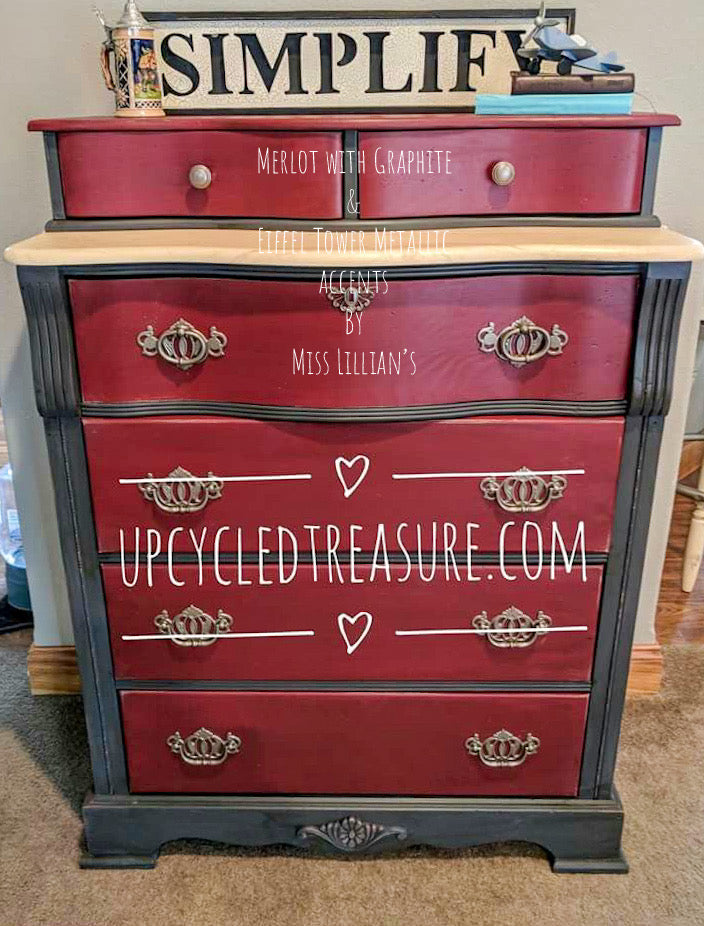 Merlot Miss Lillian's NO WAX Chock Paint -