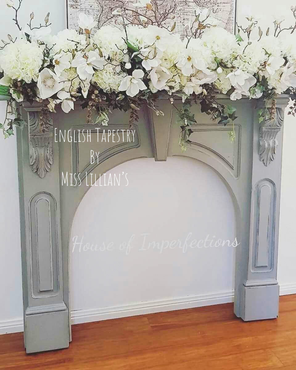 English Tapestry – soft warm gray chalk style paint | Miss Lillian’s NO WAX Chock Paint Gorgeous Grays Collection