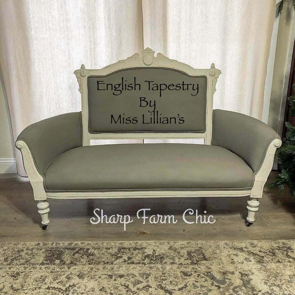 English Tapestry – soft warm gray chalk style paint | Miss Lillian’s NO WAX Chock Paint Gorgeous Grays Collection