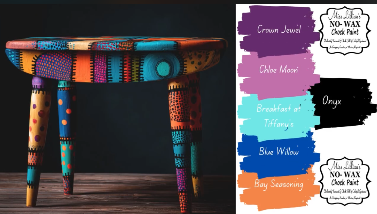 Crown Jewel- Regal Deep Purple Chalk Style Paint | Miss Lillian’s NO WAX Chock Paint Passionate Purples Collection