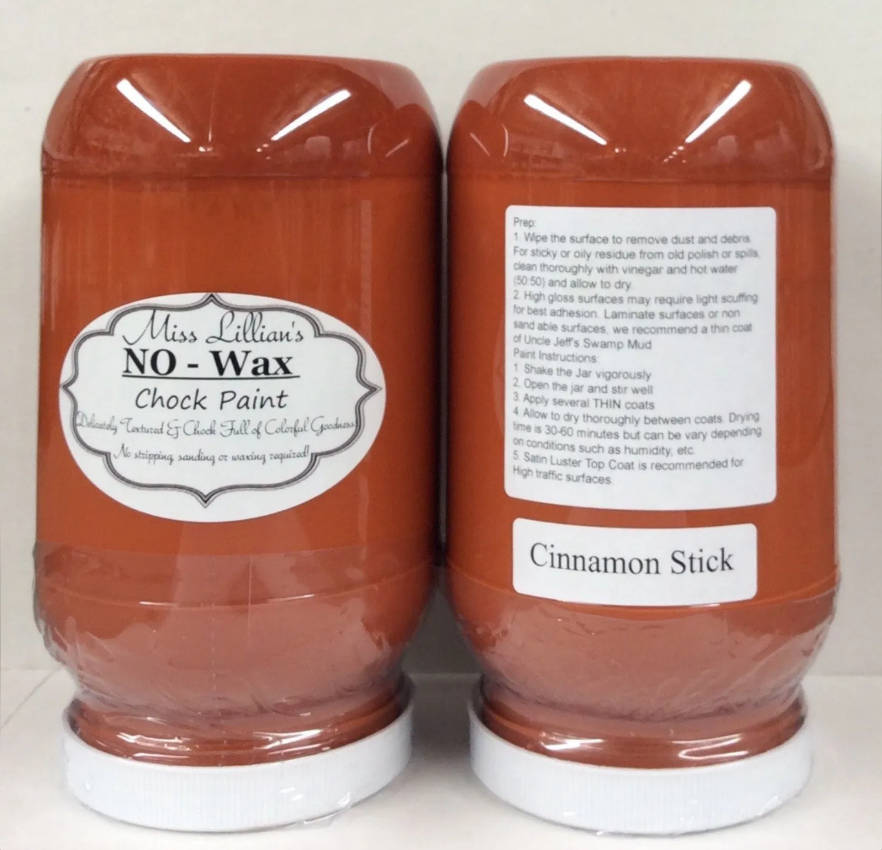 Cinnamon Stick Chalk Style Paint | Miss Lillian’s NO WAX Chock Paint Cheerful Corals & Opulent Oranges Collection