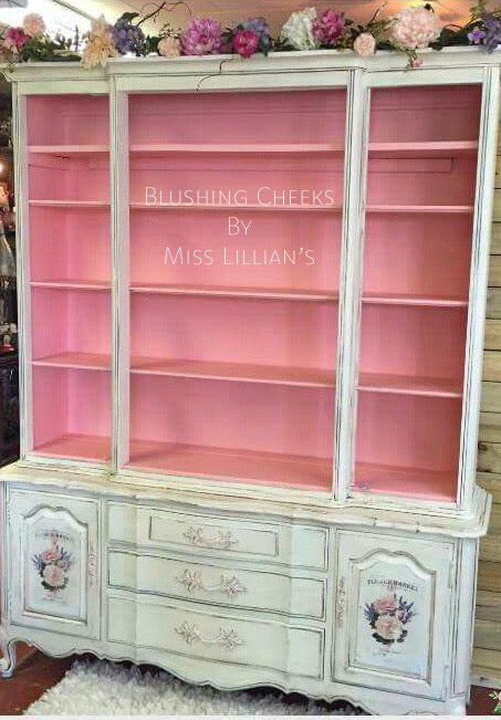 Blushing Cheeks- Soft Blush Pink Chalk Style Paint | Miss Lillian’s Perfect Pinks & Rich Reds NO WAX Chock Paint Collection