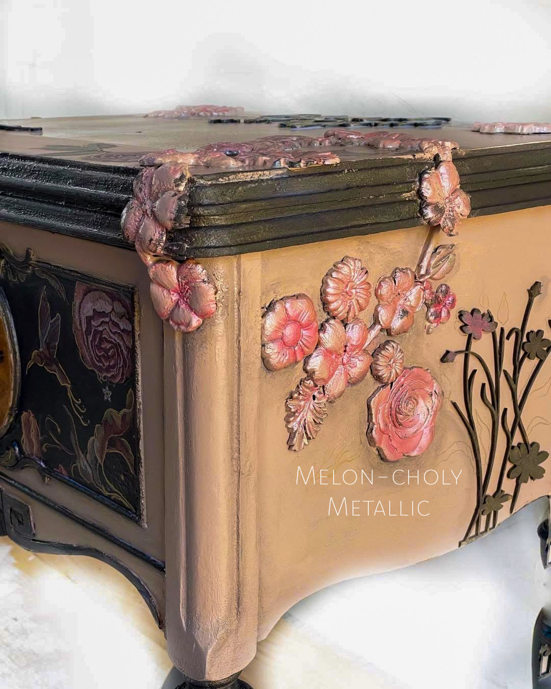 Melon-choly – Vibrant Melon Coral | Magical Metallic Collection by Miss Lillian’s