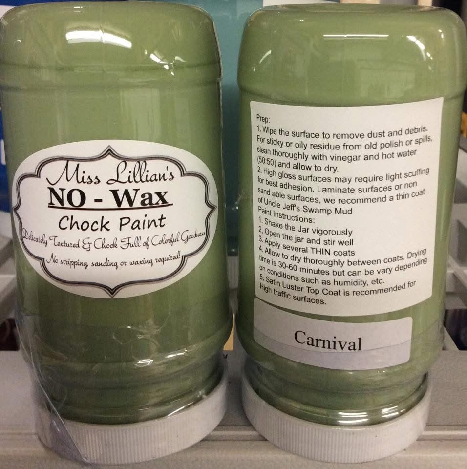 Carnival – Soft Mid Fern Green Chalk Style Paint | Miss Lillian’s NO WAX Chock Paint Glowing Greens Collection