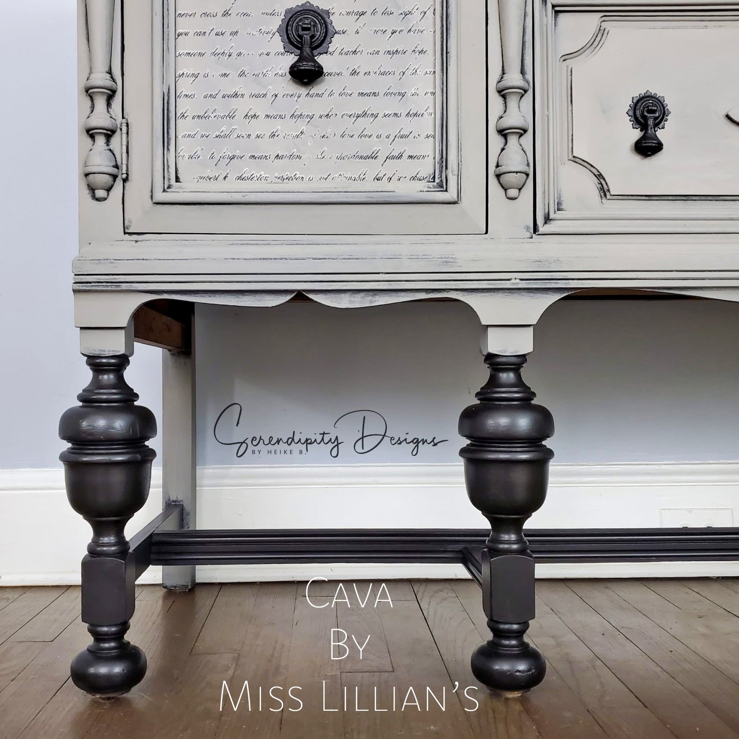 Cava – soft champagne cream chalk style paint | Miss Lillian’s NO WAX Chock Paint Classic Creams & Whispering Whites Collection