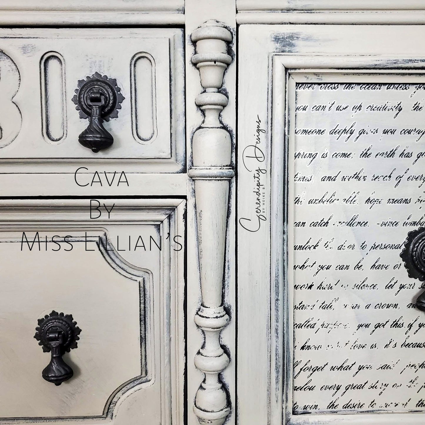Cava – soft champagne cream chalk style paint | Miss Lillian’s NO WAX Chock Paint Classic Creams & Whispering Whites Collection