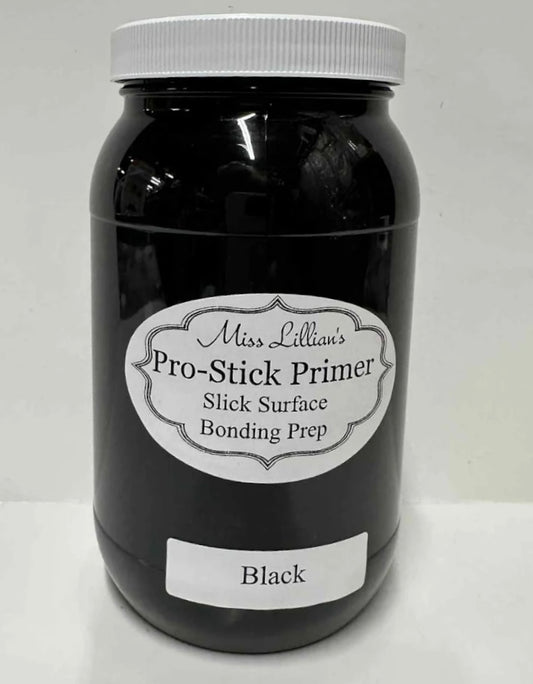 Black Pro-Stick Primer – Slick Surface Bonding Prep | Interior & Exterior Adhesion for Glass, Tile, Metal, Laminate, PVC & More