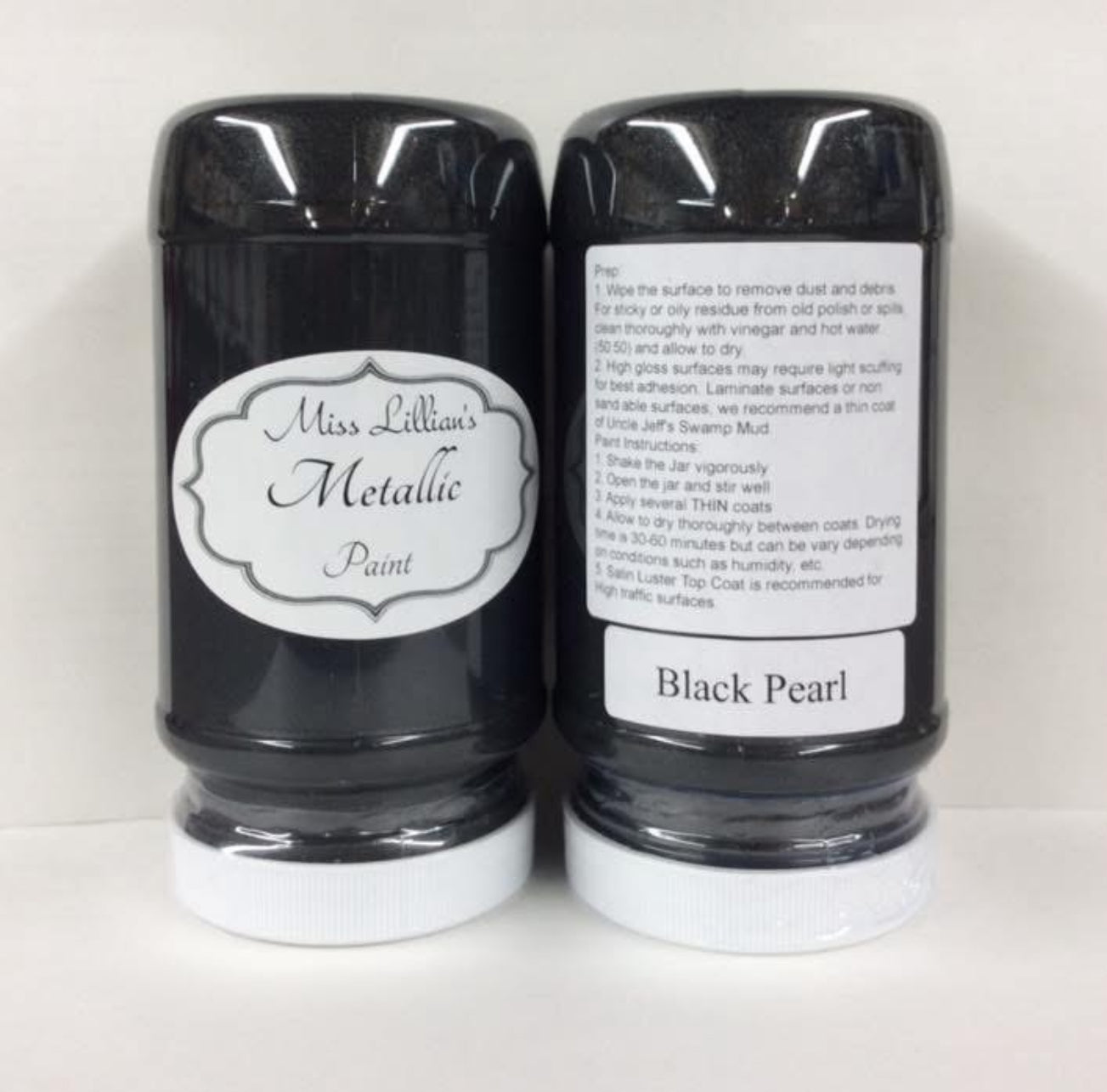 Black Pearl Metallic Paint – Rich Ebony Sheen | Magical Metallic Paint Collection by Miss Lillian’s