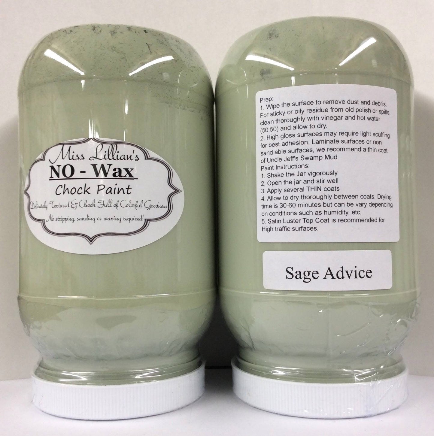 Sage Advise – Soft Green Chalk Style Paint | Miss Lillian’s NO WAX Chock Paint Gorgeous Greens Collection