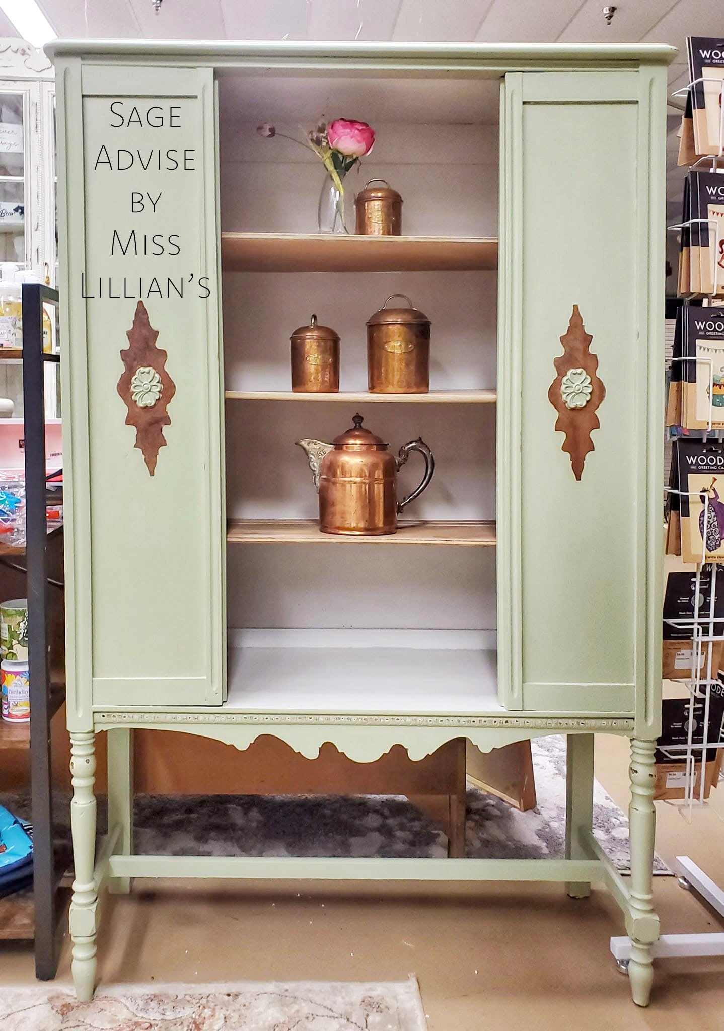 Sage Advise – Soft Green Chalk Style Paint | Miss Lillian’s NO WAX Chock Paint Gorgeous Greens Collection