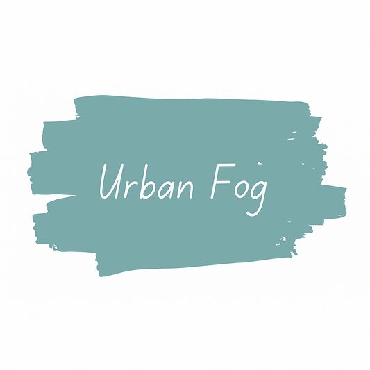 Urban Fog – Soft Misty Blue-Green Chalk Style Paint | Miss Lillian’s NO WAX Chock Paint Glowing Greens Collection