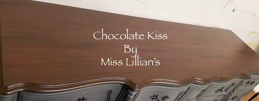 Chocolate Kiss – deep rich brown chalk style paint | Miss Lillian’s NO WAX Chock Paint Bold Blacks & Browns Collection