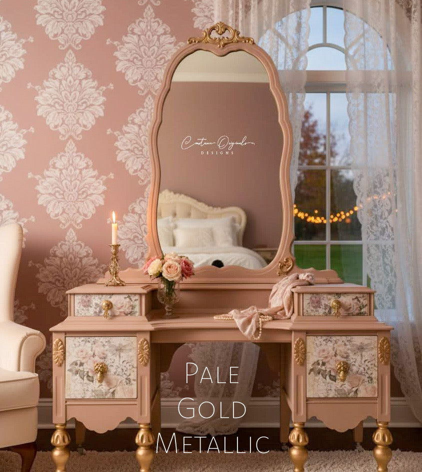 Pale Gold — Soft Champagne Gold with Elegant Satin Shimmer | Magical Metallics