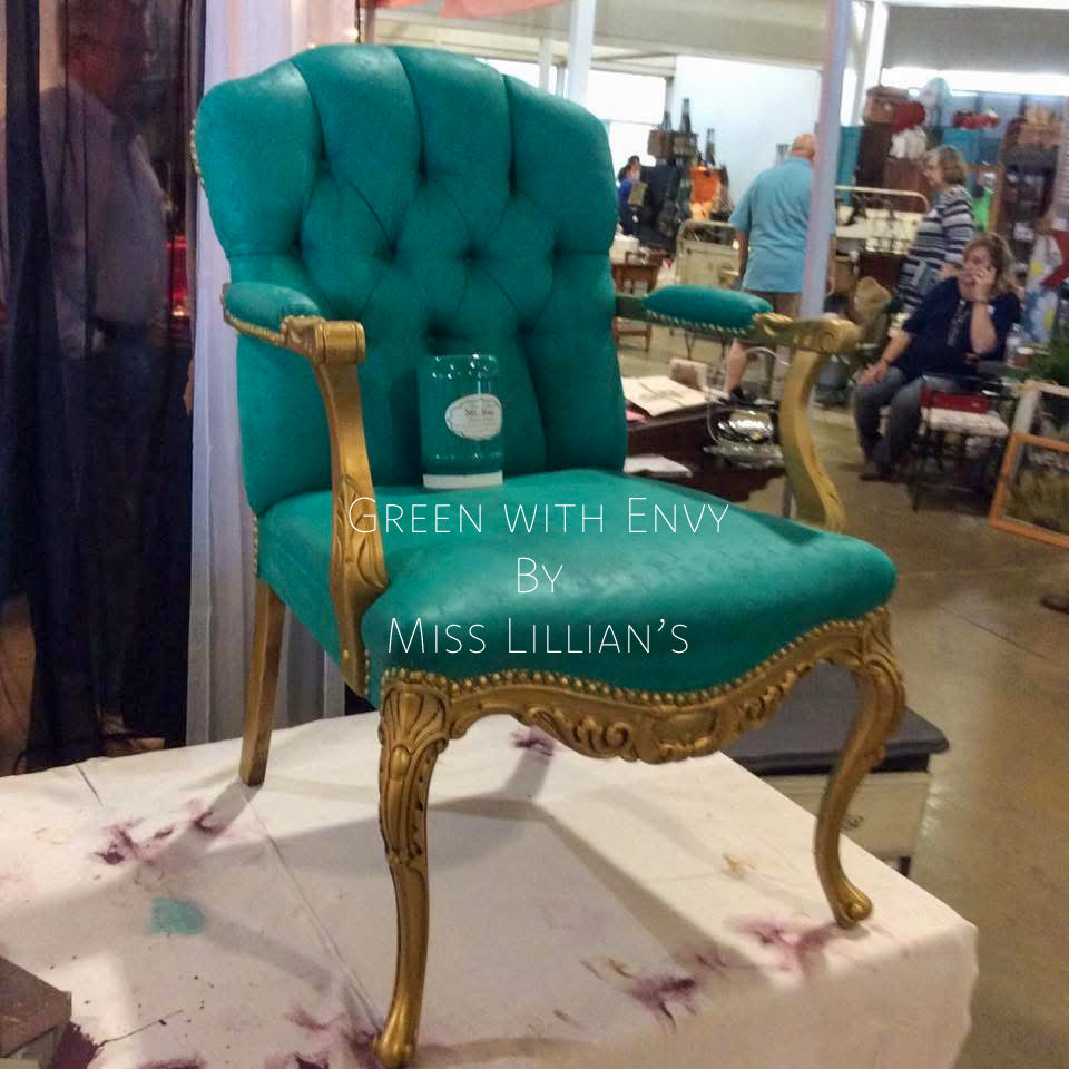 Green with Envy – Deep Jewel Emerald Green Chalk Style Paint | Miss Lillian’s NO WAX Chock Paint Glowing Greens Collection