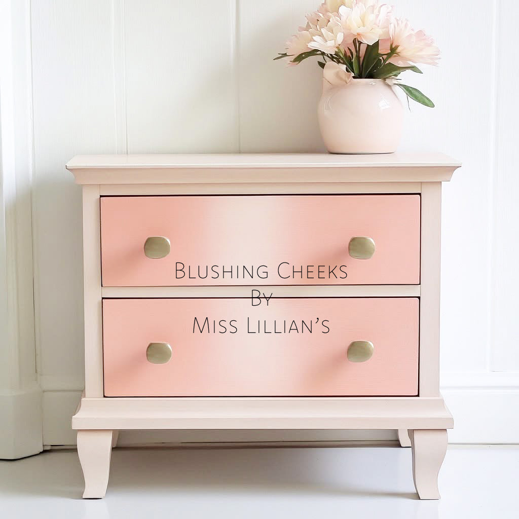 Blushing Cheeks- Soft Blush Pink Chalk Style Paint | Miss Lillian’s Perfect Pinks & Rich Reds NO WAX Chock Paint Collection