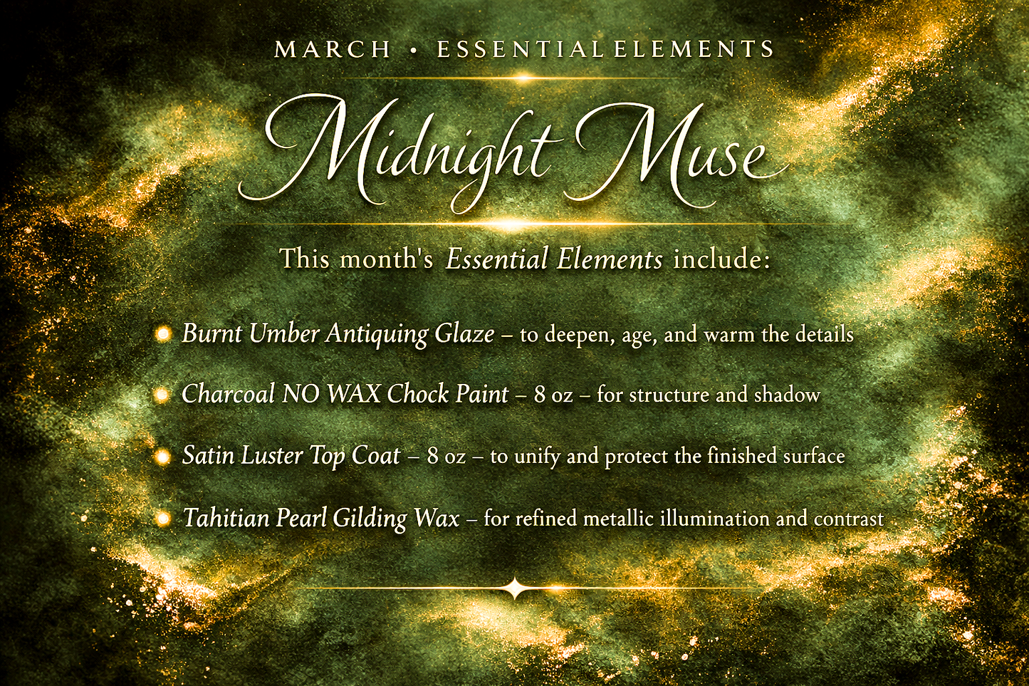 Essential Elements, a companion to the Midnight Muse monthly subscription