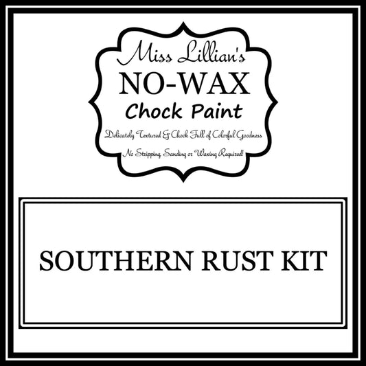Southern Rust Textured Paint Kit – DIY Faux Rust Effect for Authentic Crusty Rusty Finishes
