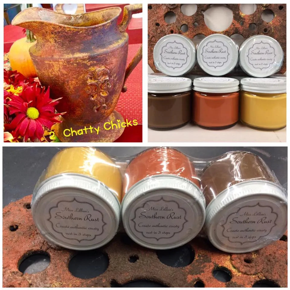 Southern Rust Textured Paint Kit – DIY Faux Rust Effect for Authentic Crusty Rusty Finishes